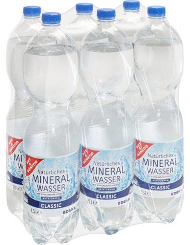 Gut & Günstig Quellwasser spritzig 6x1,5L Pack PET Flaschen kaufen – Lieferung Schweinfurt